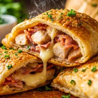 Easy Chicken Cordon Bleu Pockets