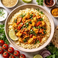 Easy Chicken Curry and Couscous