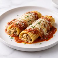 Easy Chicken Manicotti
