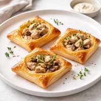 Easy Chicken Mushroom Pastries