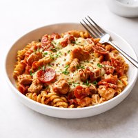 Easy Chicken Pizza Casserole