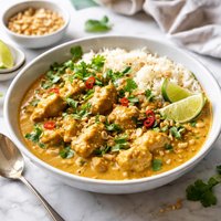 Easy Chicken Satay Peanut Curry