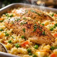 Easy Chicken with Rice Casserole