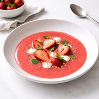 Easy Chilled Strawberry Soup