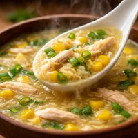 Easy Chinese Chicken and Corn Soup