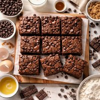 Easy Chocolate Chip Fudge Brownies