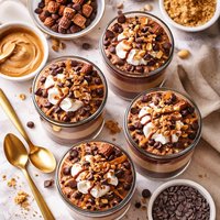 Easy Chocolate Peanut Butter Parfaits