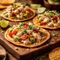 Easy Crab Tostadas
