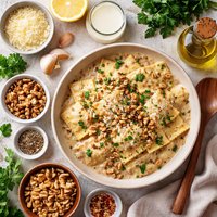 Easy Cream Walnut Sauce for Ravioli