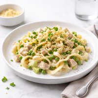 Easy Creamy No Bake Tuna Noodle Casserole
