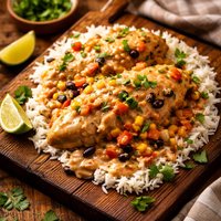 Easy Creamy Santa Fe Chicken Crock Pot