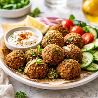 Easy Crispy Falafel
