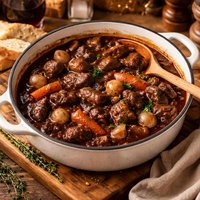 Easy Crock Pot Beef Burgundy