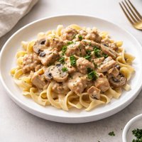 Easy Crock Pot Chicken Stroganoff