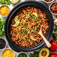 Easy Crock Pot Spanish Rice