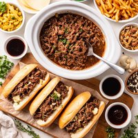 Easy Crockpot French Dip