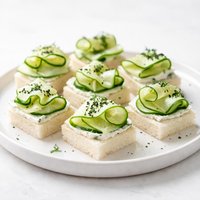 Easy Cucumber Sandwich Appetizer