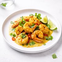 Easy Curried Shrimp