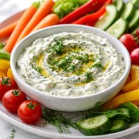 Easy Dill Dip for Veggies Vegan