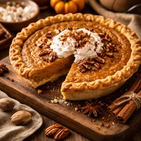Easy Eggless Spicy Pumpkin Pie