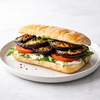 Easy Eggplant Aubergine Sandwich