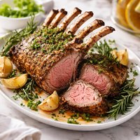 Easy Fancy Rack of Lamb