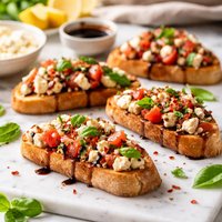 Easy Feta Brushetta