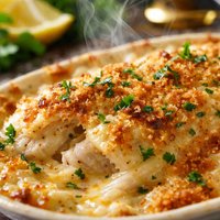 Easy Flounder Au Gratin