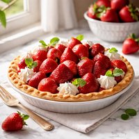 Easy Fresh Strawberry Pie 1951