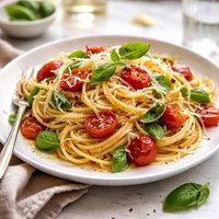 Easy Fresh Tomato and Basil Pasta