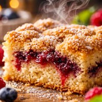 Easy Fruit Filled Coffee Cake
