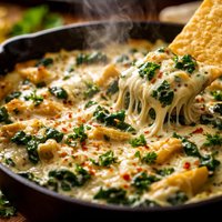 Easy Game Day Spinach and Artichoke Dip