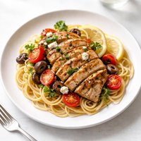 Easy Greco Chicken and Pasta