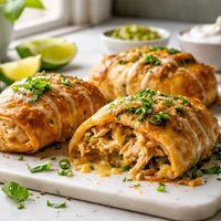 Easy Green Chile Chicken Bundles