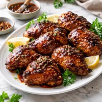 Easy Grilled Chicken Thighs in Sweet Bbq Sauce