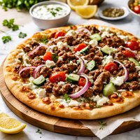 Easy Gyro Pizza