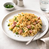 Easy Ham and Noodle Casserole
