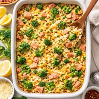 Easy Ham Broccoli Casserole
