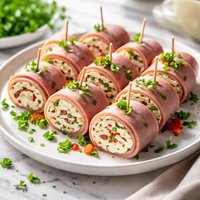 Easy Ham Cream Cheese Roll Ups
