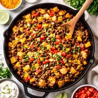 Easy Hamburger Potato Skillet of Yumminess