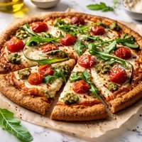 Easy Healthy Whole Wheat Flax Pizza Crust