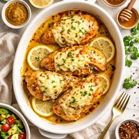 Easy Honey Mustard Mozzerella Chicken