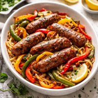 Easy Italian Sausage Peppers and Onions for a Crowd or a Few