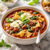 Easy Lasagna Soup
