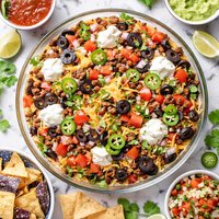 Easy Layered Taco Dip