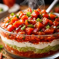Easy Layered Tomato Dip