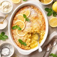 Easy Lemon Self Saucing Pudding