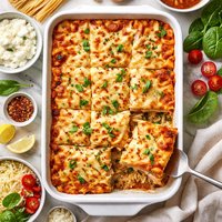 Easy Low Fat Chicken Lasagna