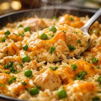 Easy Luncheon Chicken and Rice Casserole