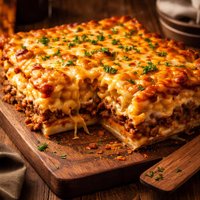 Easy Mac and Cheese Lasagna